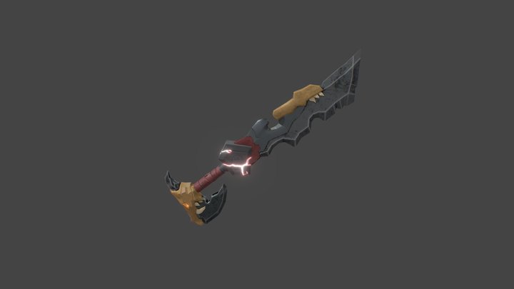 Dragon Sword 3D Model