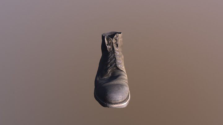 Boot Art 3D Model