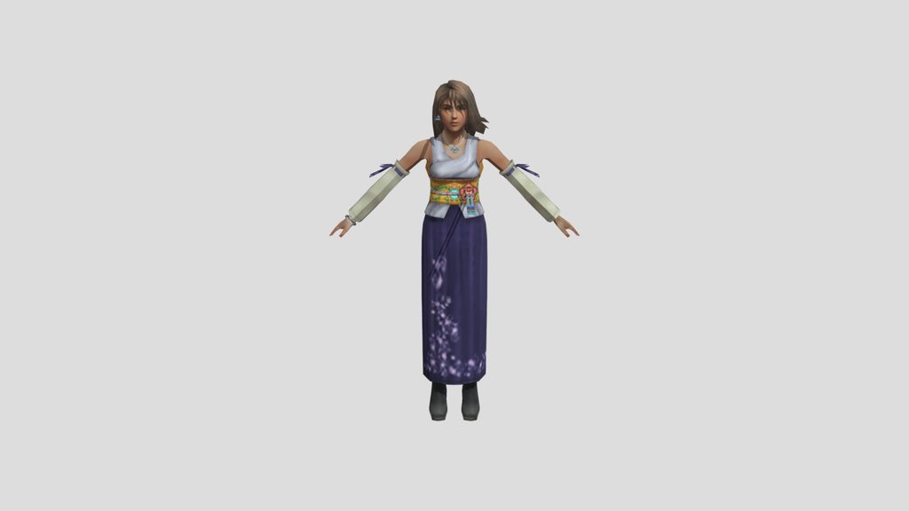 Low Poly Yuna