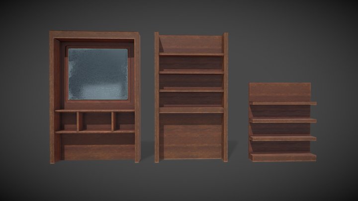 Shelves 3D Model