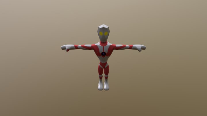 奥特曼人 3D Model