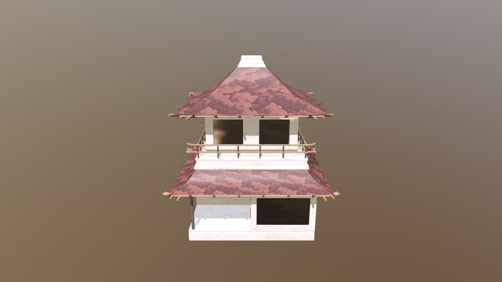 Traditional Japaneese House 3D Model
