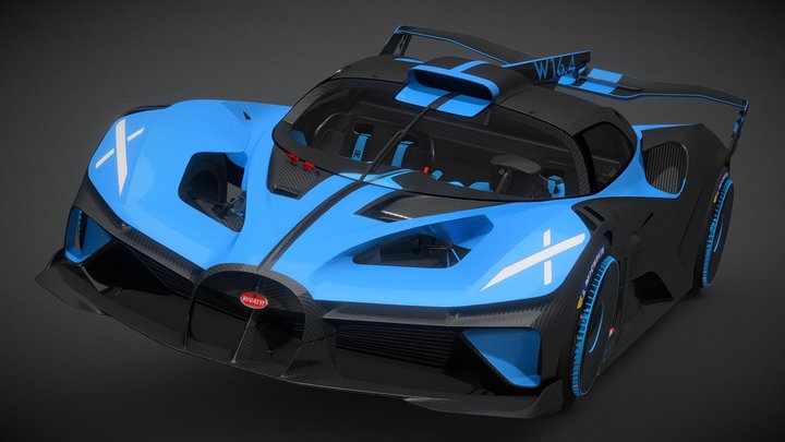 Bugatti Bolide 2024 3D Model