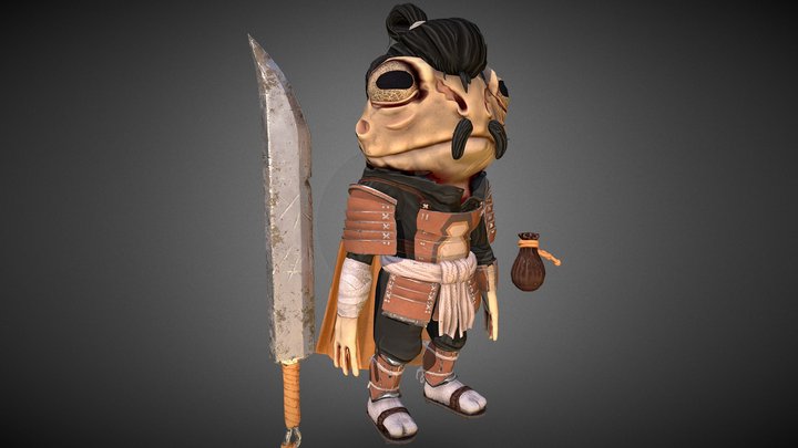 Frog Murai 3D Model