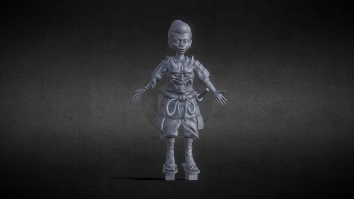 Geisha 3D Model