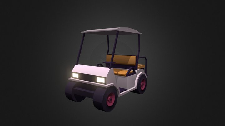 golf card 3D Model