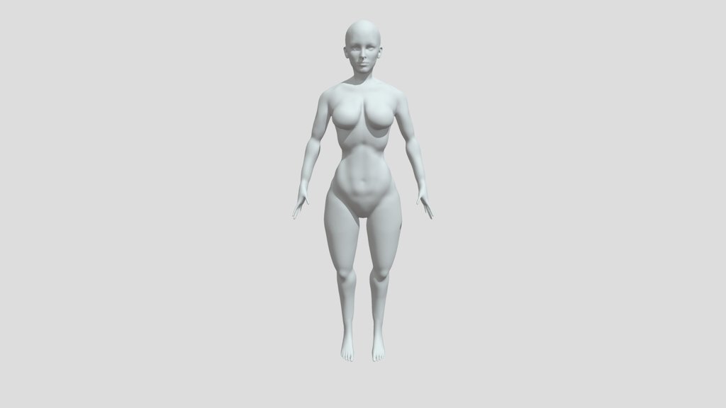 Female Body Anatomy Study
