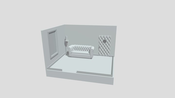 Dressing room/bedroom - Camerino o habitación 3D Model