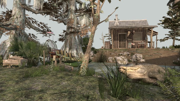 DAE Diorama - Forest Loner 3D Model