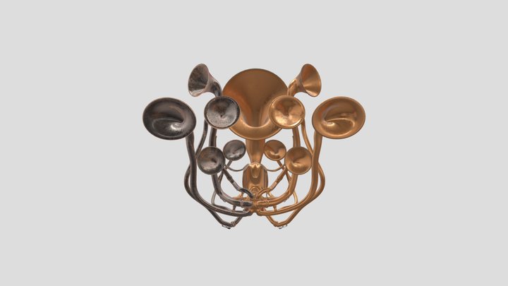 Masque Musicale 3D Model