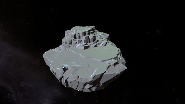 floating cliff 3D Model