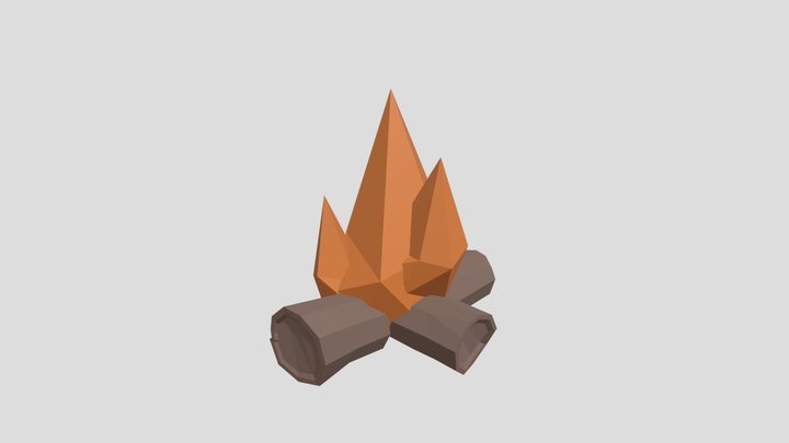 Bonfire_ Fire 3D Model