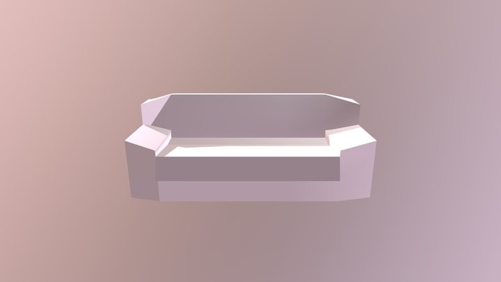 Simple Couch (Sofá) 3D Model