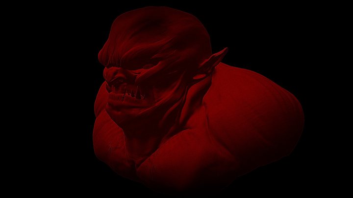 Troll King 3D Model