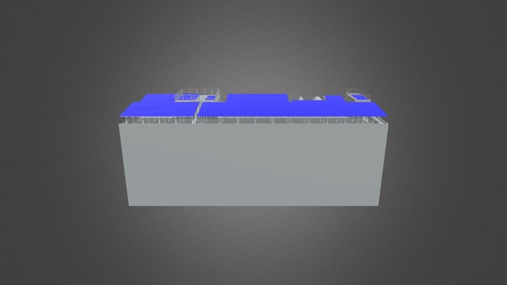 清洲淨水場-管理樓屋頂0318 3D Model