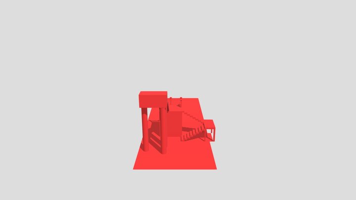 espaces connectés 3D Model