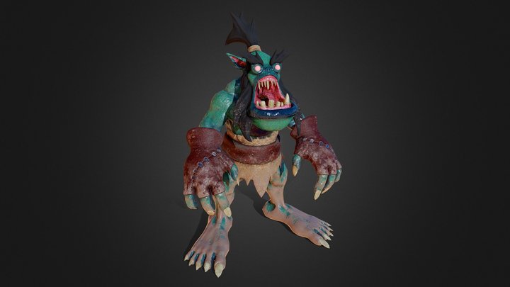 Swamp Ghoul 3D Model