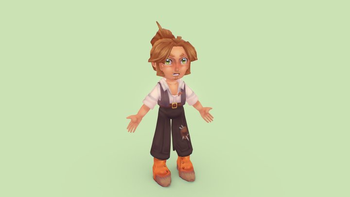 [STUDENT PROJECT] - Hargolh, the farmer 3D Model