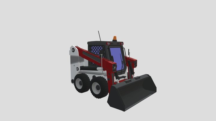 Skid Steer 3D Model