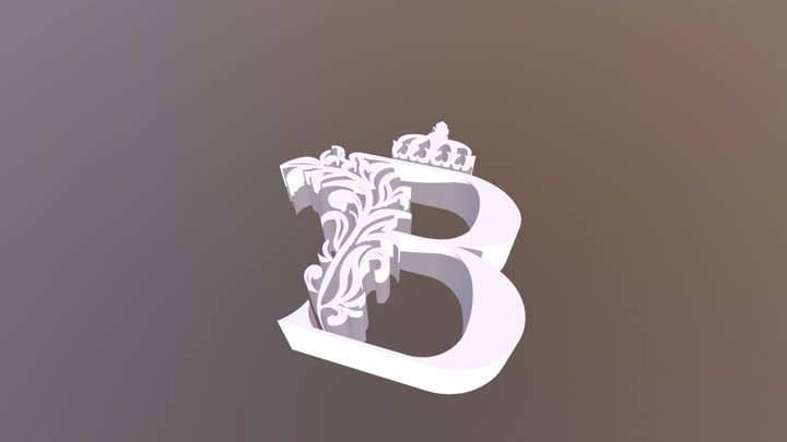 B Harfi 3D Model
