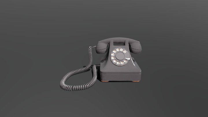 Retro_fon 3D Model