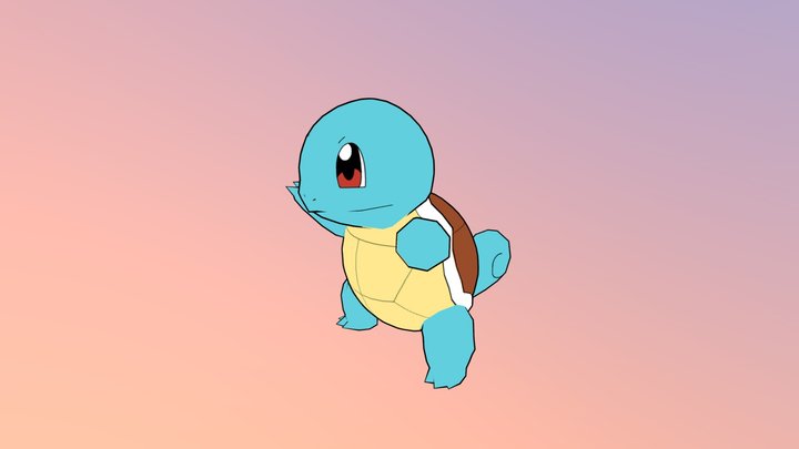 Squirtle 3D Model