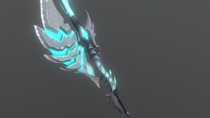 WeaponCraft: Thunder Halberd 3D Model