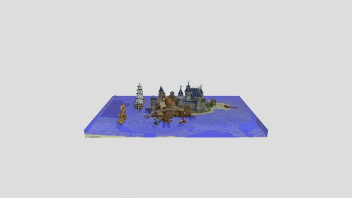 Island V2 3D Model