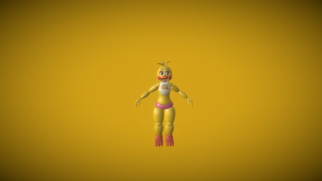 Toy-chica 3D Model