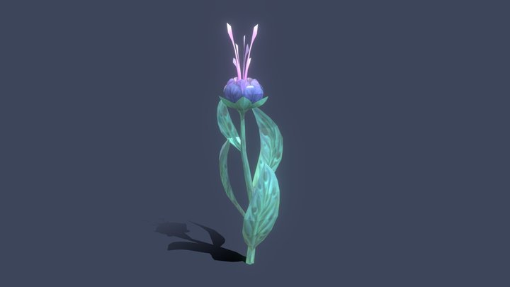 Alien flower 3D Model