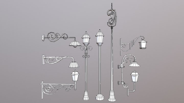 Lamps 3D Model
