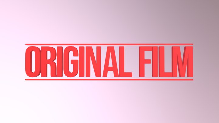 Original Film Logo 3D Model