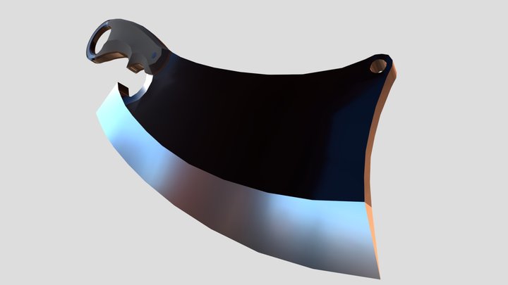 Meat Cleaver 3D Model