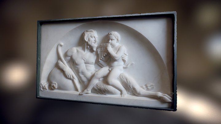 Pan and a Satyr – Kostenloses 3D-Modell STL