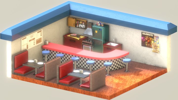 Restaurant 3D Model