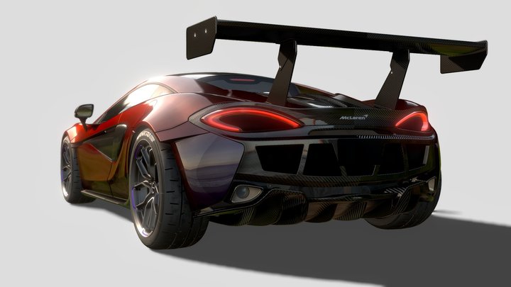McLaren 570S 3D Model