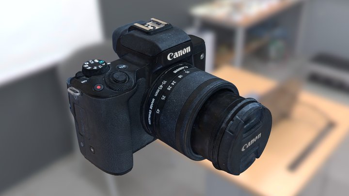 Canon EOS M50 Camera Scan 3D Model