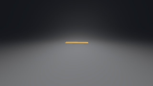 Top Half of Chopstick 3D Model