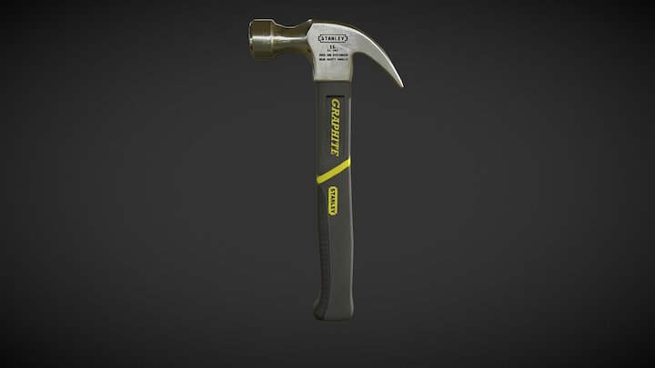 Texturing Midterm - Stanley Hammer 3D Model