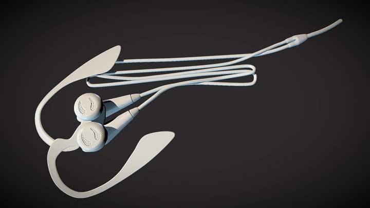 Earphones 3D Model