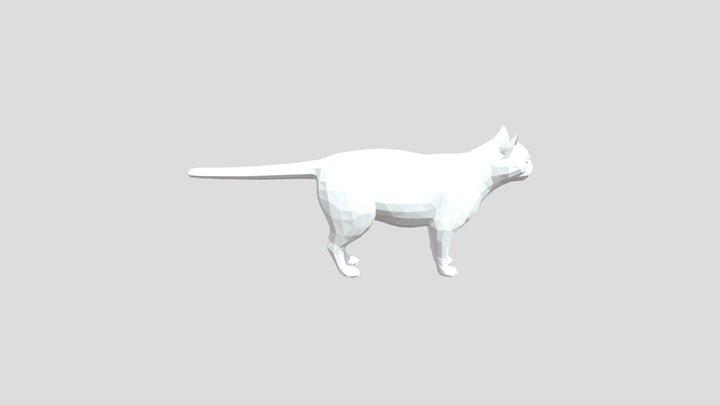 Cat 3D View 3D Model