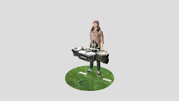 Tenner drum player 3D Model