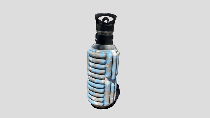Blue bottle 3D Model