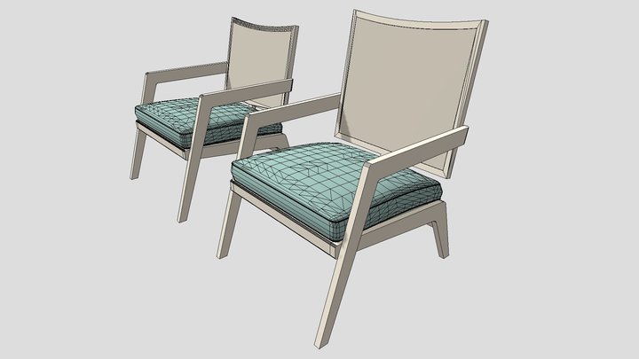 Bac Chair 3D Model