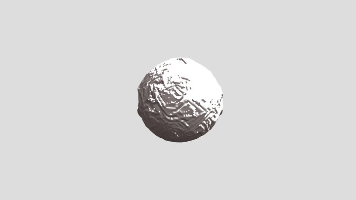 Simple Moon 3D Model