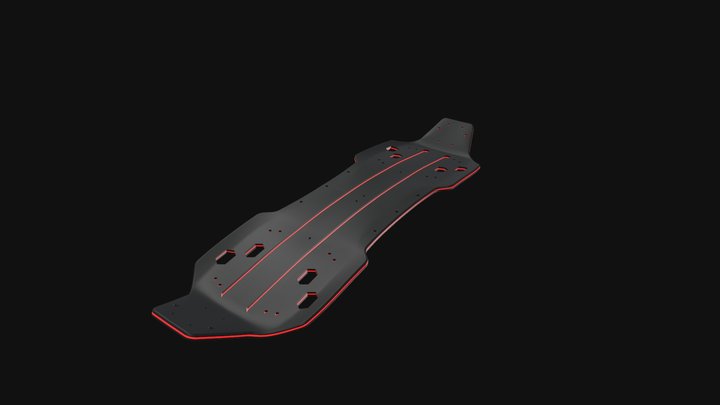 R.C.F. Riot Carbon Frame 3D Model