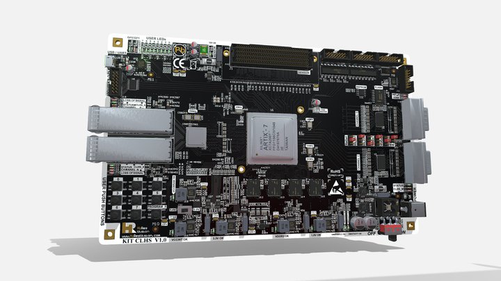 Camera Link HS development kit 3D Model