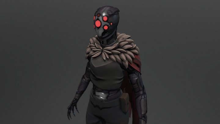 Robotic Character 3D Model