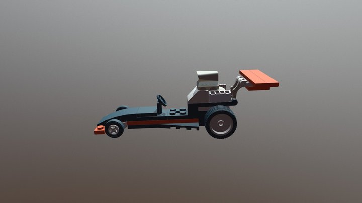 LEGO 30358 Dragster 3D Model