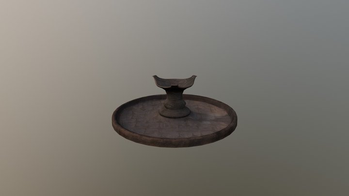 Abandoned_fountain 3D Model